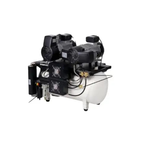 TPC Dental DC8112 Superb Air Oil-Less Air Compressor, 1 x 1.0 HP motor, 10 Gal., 2 User (110V/60Hz) 5 year warranty.