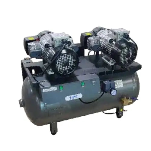 TPC Dental DC8112 Superb Air Oil-Less Air Compressor, 1 x 1.0 HP motor, 10 Gal., 2 User (110V/60Hz) 5 year warranty.