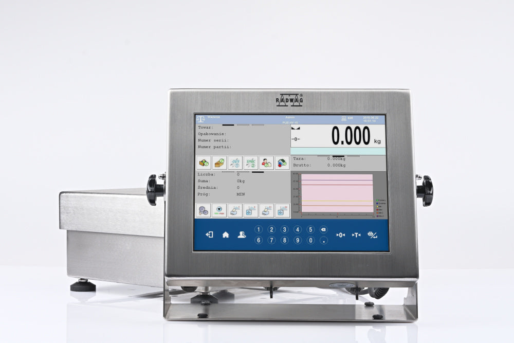 RADWAG HY10.16.HRP.H PRECISION BENCH SCALE, 16 KG X 0.1 G, INTERNAL CALIBRATION)
