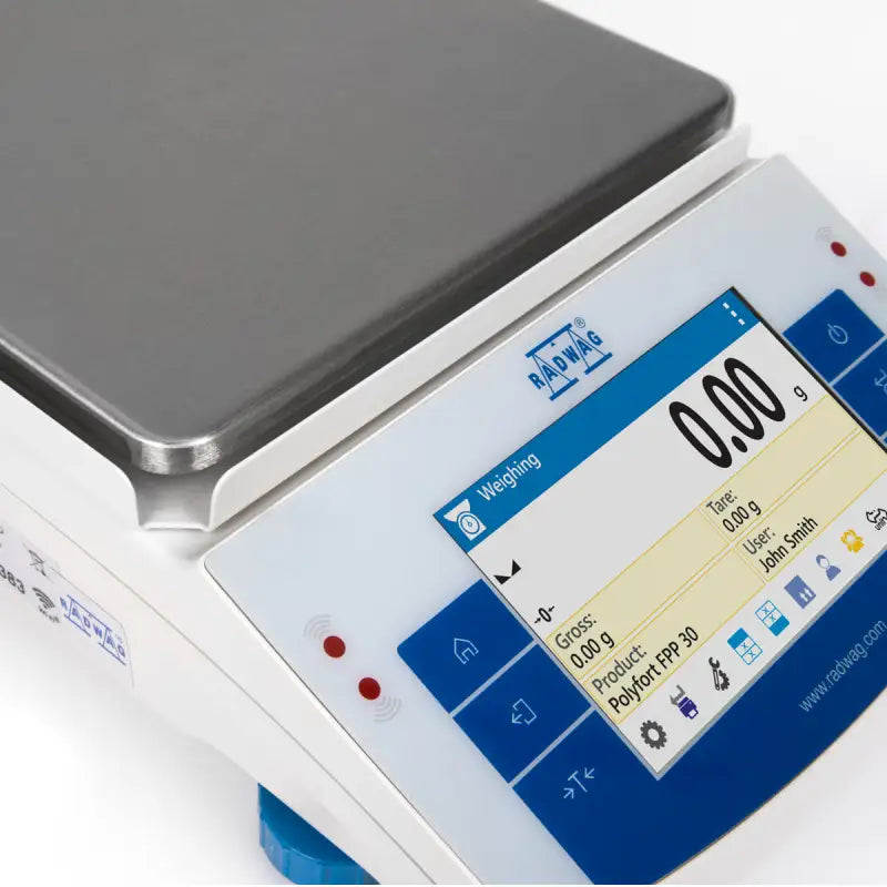 Radwag PS 8100.X2.M NTEP Precision Balances, 8100 g Capacity, 0.005 g Readability