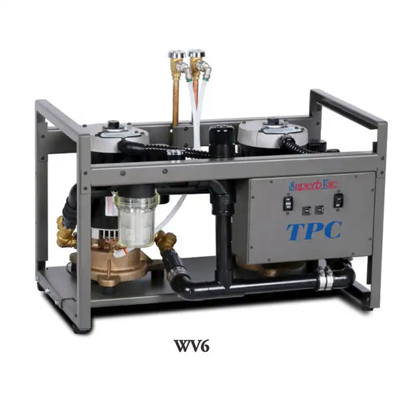 TPC Dental TPC Superb Vac Wet Ring Vacuum, Twin Head, 2 x 2 HP WV10 - 2 Year Limited Warranty