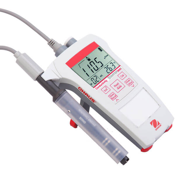 Ohaus 30092000 ST300C-B Starter Series Portable Water Conductivity Analysis Meter