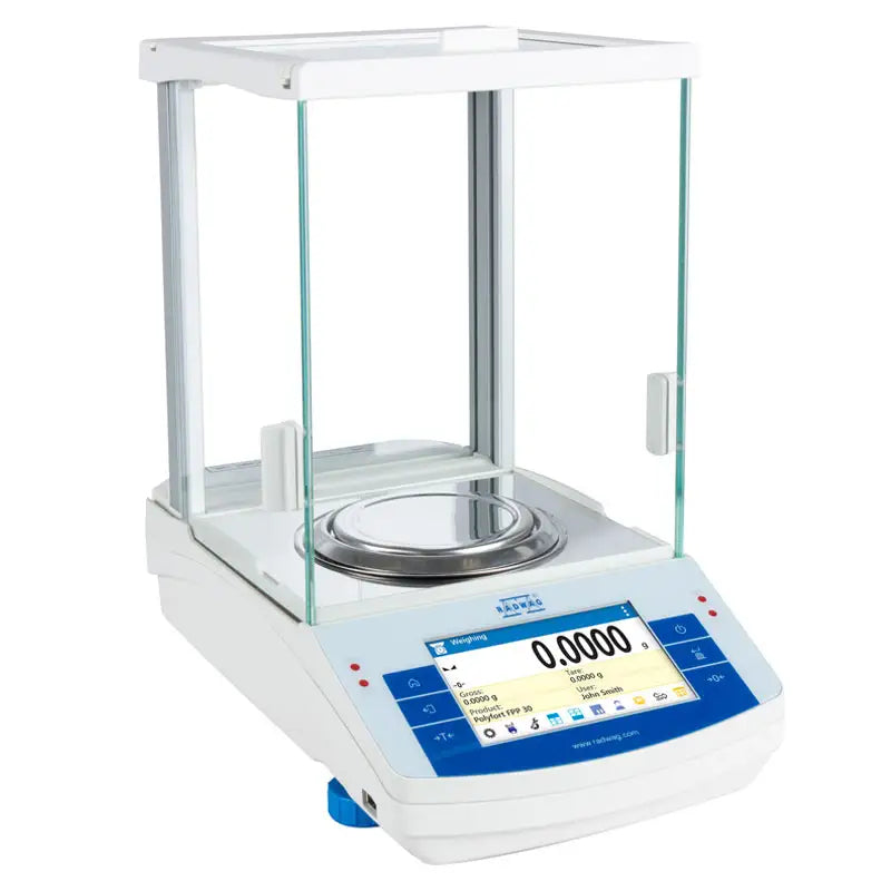 RADWAG AS 220.X2 PLUS ANALYTICAL BALANCE, 220 G X 0.1 MG, WL-104-0169