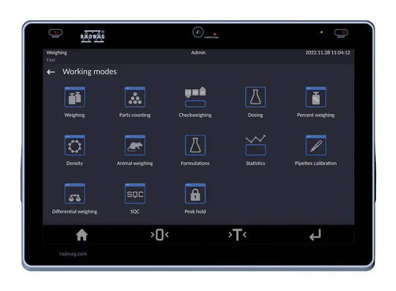 RADWAG MYA 11/52.5Y ELLIPSIS SERIES DUAL RANGE MICROBALANCE, 11 G / 52 G X 1 / 10 MICROGRAM