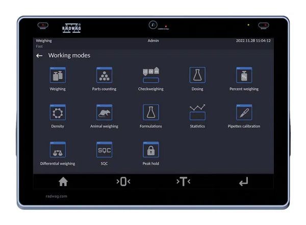 RADWAG MYA 21.5Y ELLIPSIS SERIES MICROBALANCE, 21 G X 1 MICROGRAM