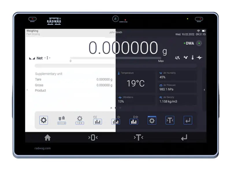 RADWAG MYA 5.5Y ELLIPSIS SERIES MICROBALANCE, 5.1 G X 1 MICROGRAM