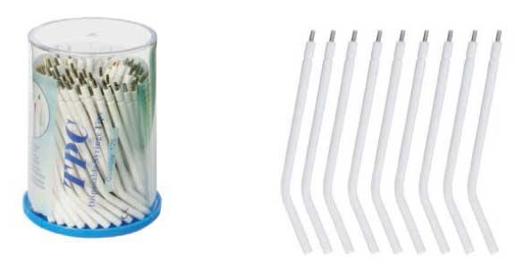 TPC Dental P7700-BULK (20) Disposable White Syringe Tips (Metal Inner) 1600 Tips/Bx - 20 BULK RATE