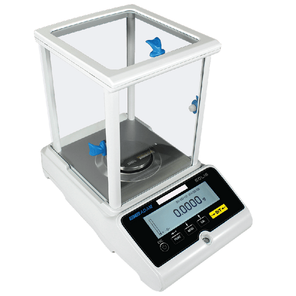 Adam Equipment SAB 124e - Solis Analytical and Semi-Micro Balance, External, 120g
