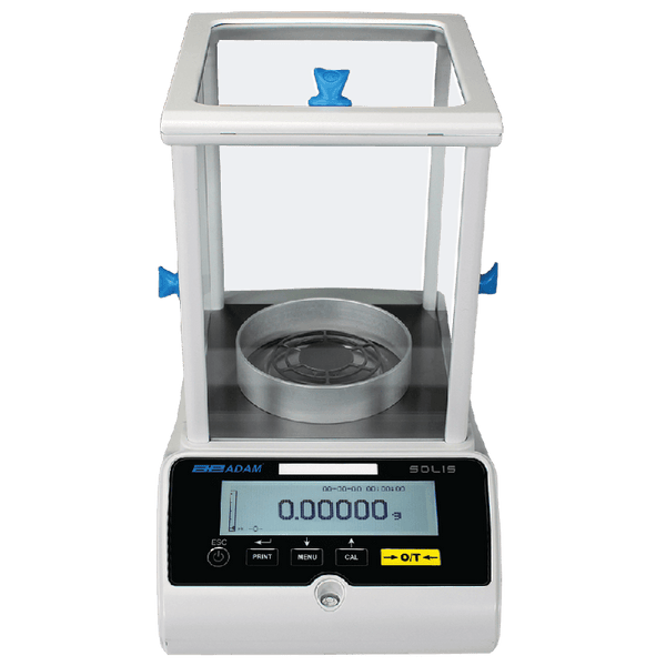 Adam Equipment SAB 125i 62g/120g, 0.01mg/0.1mg, Solis Semi-Micro and Analytical Balance - 36 Month Warranty