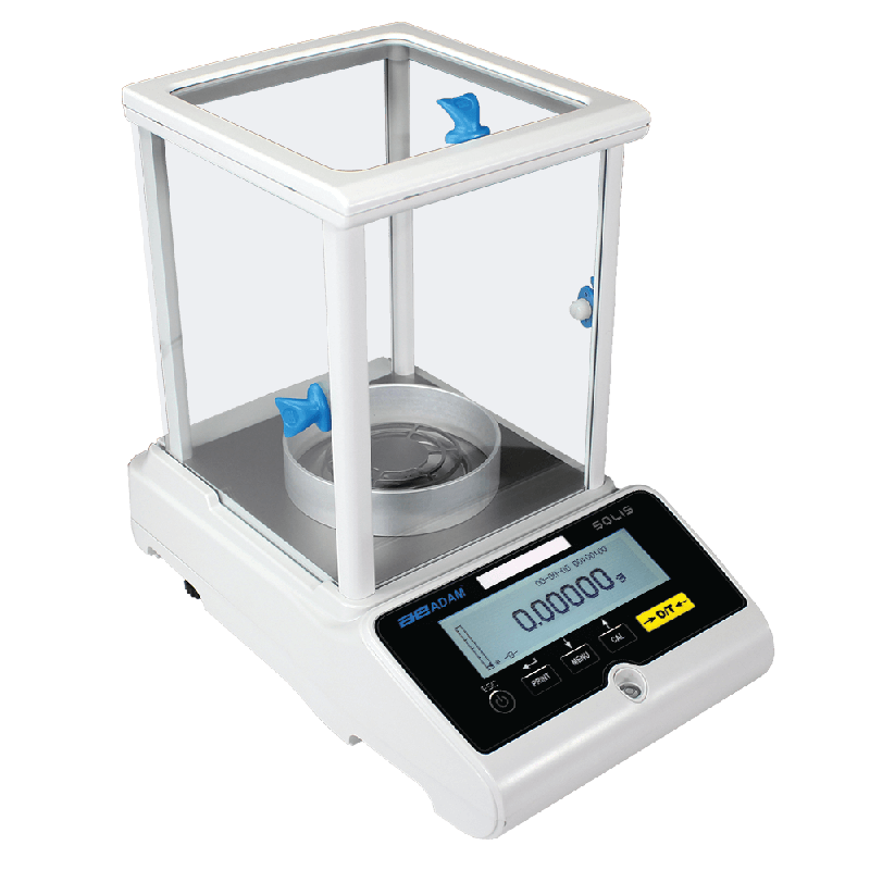 Adam Equipment SAB 125i - Solis Analytical and Semi-Micro Balance, Internal, 62g / 120g