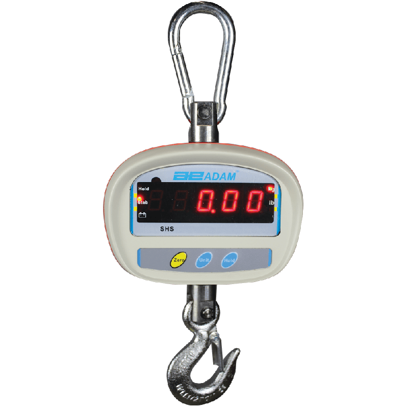 Adam Equipment SHS 600a 600lb/300kg, 0.1lb/0.05kg, SHS Crane Scale - 12 Month Warranty