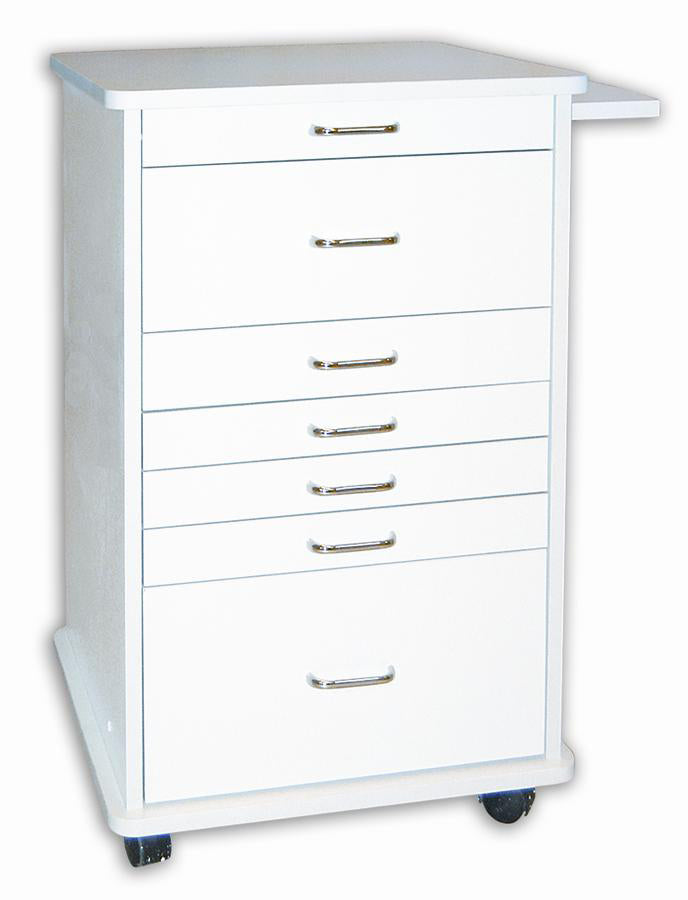 TPC Dental TMC-120R-W Assistant's "North Carolina" Mobile Cabinet Right pull out