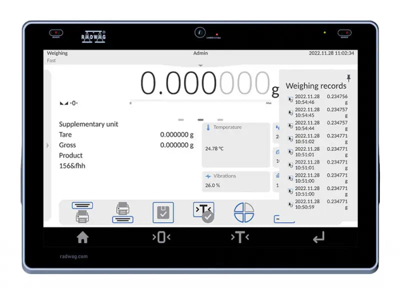 Radwag WL-109-0018 Microbalance XA 53.5Y.M.A Maximum capacity - 3 Years Warranty