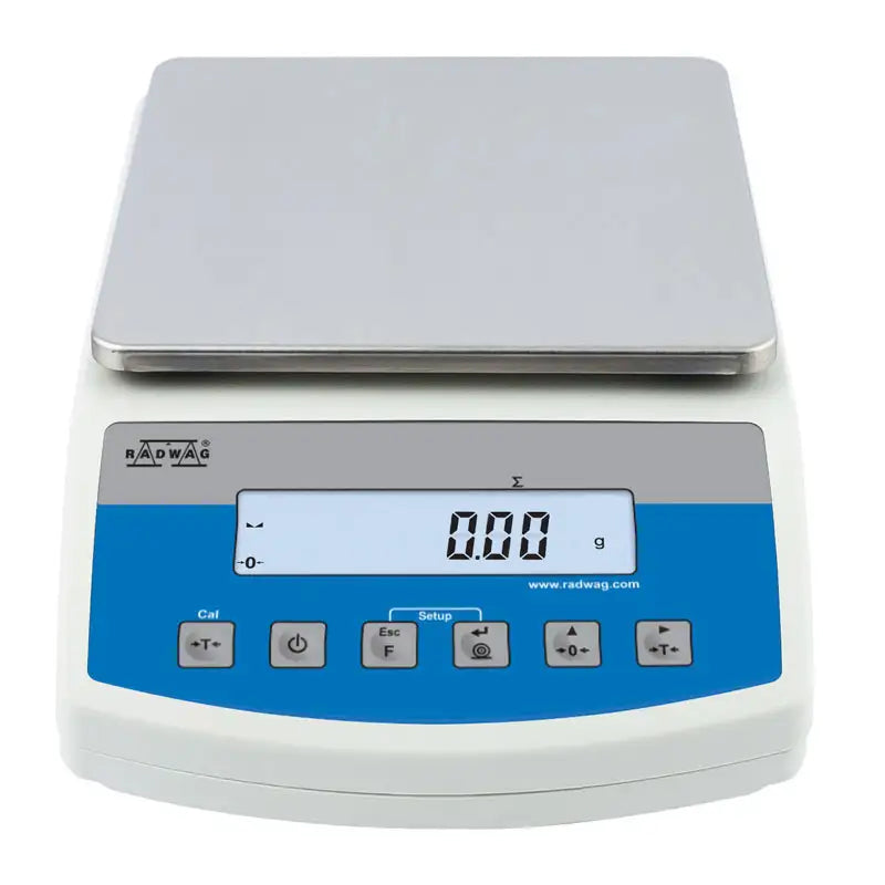 Radwag WLC 2/A2/C/2 with 4IN/4OUT Module Precision Balance, 2000 g Capacity, 0.01 g Readability