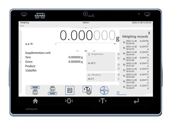 Radwag XA 220.5Y.A Analytical balances ELLIPSIS 5Y SERIES -  3 Yrs-Warranty