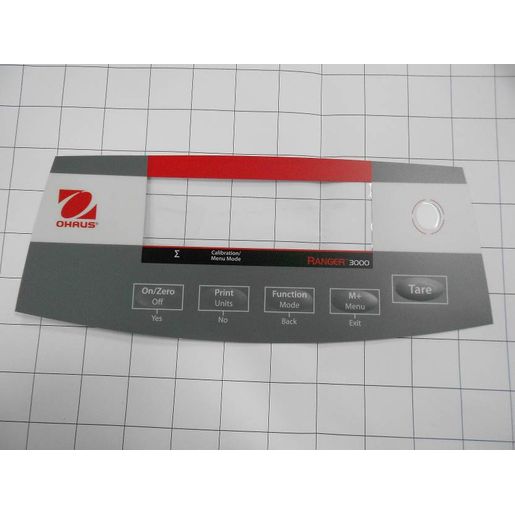 Ohaus 30025996 Function Label EN RC31