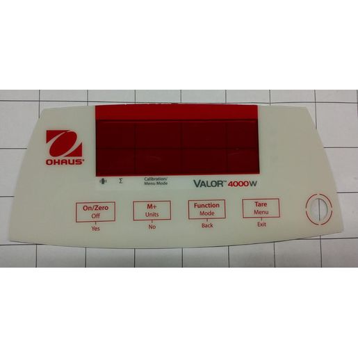 Ohaus 30028582 Function Label Front EN V41