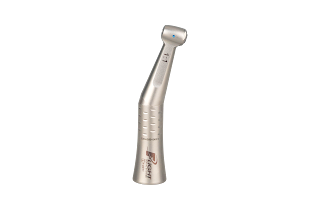 Flight Dental System F-DE11  Contra Angle, No Water Spray, Latch Head Push Button, One Piece Handpiece, Stainless Steel Body