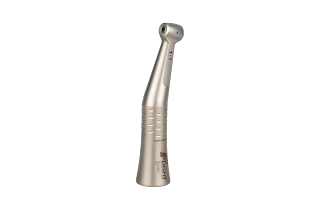 Flight Dental System F-DE11  Contra Angle, No Water Spray, Latch Head Push Button, One Piece Handpiece, Stainless Steel Body