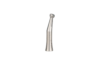 Flight Dental Systems F-DE41 Contra Angle , No Water Spray, Latch Head Push Button, One Piece Handpiece, Stainless Steel Body