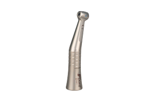 Flight Dental Systems F-DE41 Contra Angle , No Water Spray, Latch Head Push Button, One Piece Handpiece, Stainless Steel Body