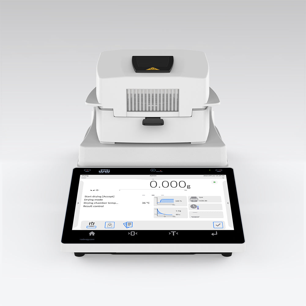 Radwag MA 50/1.5Y.IC ELLIPSIS 5Y SERIES Moistures Analyzers with Internal Adjustment