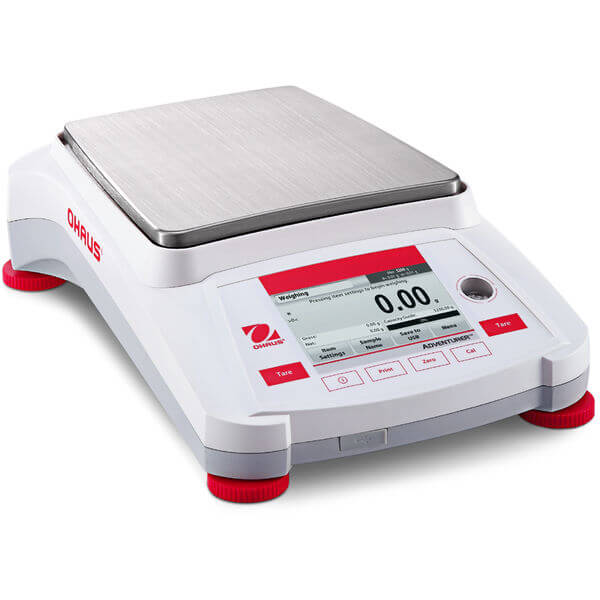 Ohaus 30805884 Precision Balance AX6202 Maximum Capacity 6,200 g Readability 0.01 g