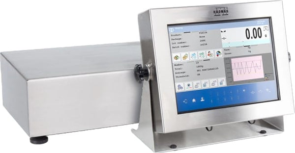 Radwag HY10.HRP.H Series High Resolution Scale with 10.1" Touchscreens (Stainless Steel Frame)