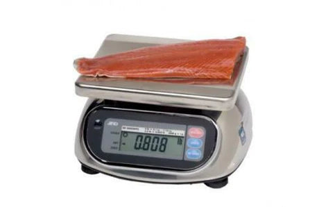 A&D Engineering SK-20KWP Stainless Steel Washdown Scale, NTEP Approved, 20kg Capacity, 0.01kg Increments