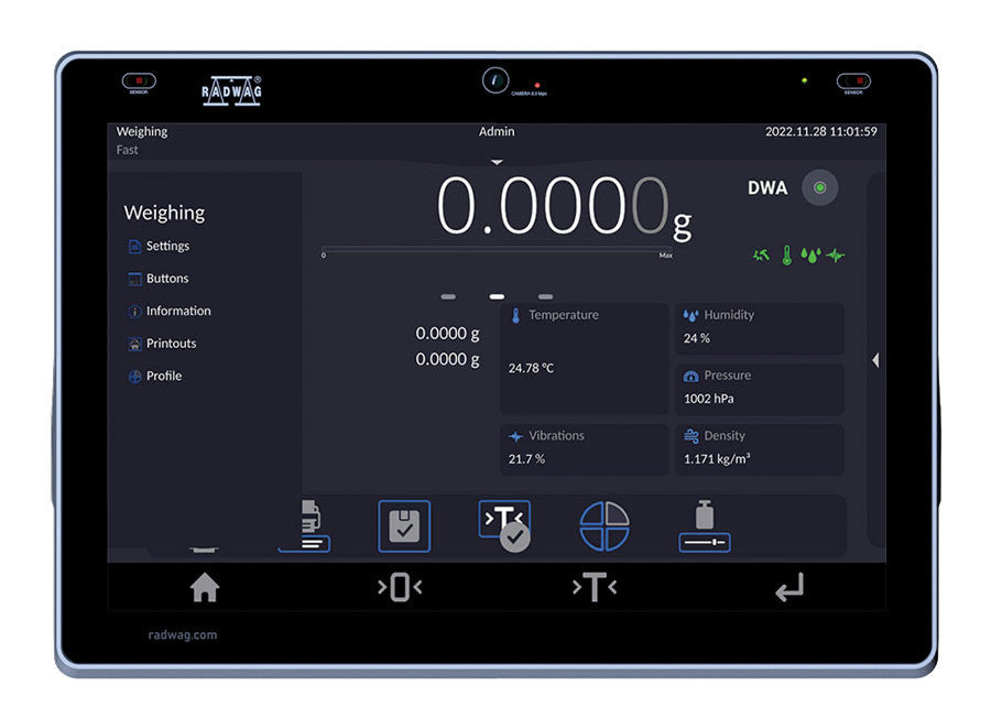 Radwag MA 50/1.5Y.IC ELLIPSIS 5Y SERIES Moistures Analyzers with Internal Adjustment