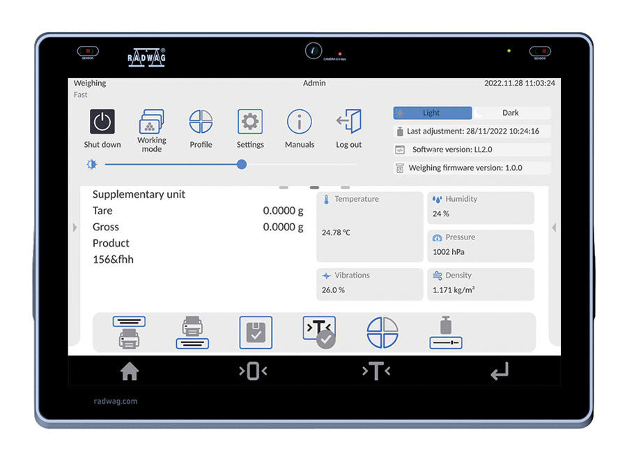 Radwag MA 50/1.5Y.IC ELLIPSIS 5Y SERIES Moistures Analyzers with Internal Adjustment