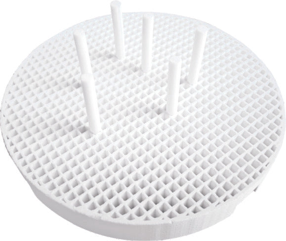 TPC Dental LAB-HC-CP Honey Comb Tray with 6 Ceramic Pins