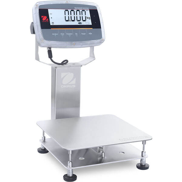 Ohaus i-D61PW12K1R6 Defender 6000 12.5 kg (25 lb) Capacity, 1 g (0.002 lb) Readability, Washdown Bench Scale