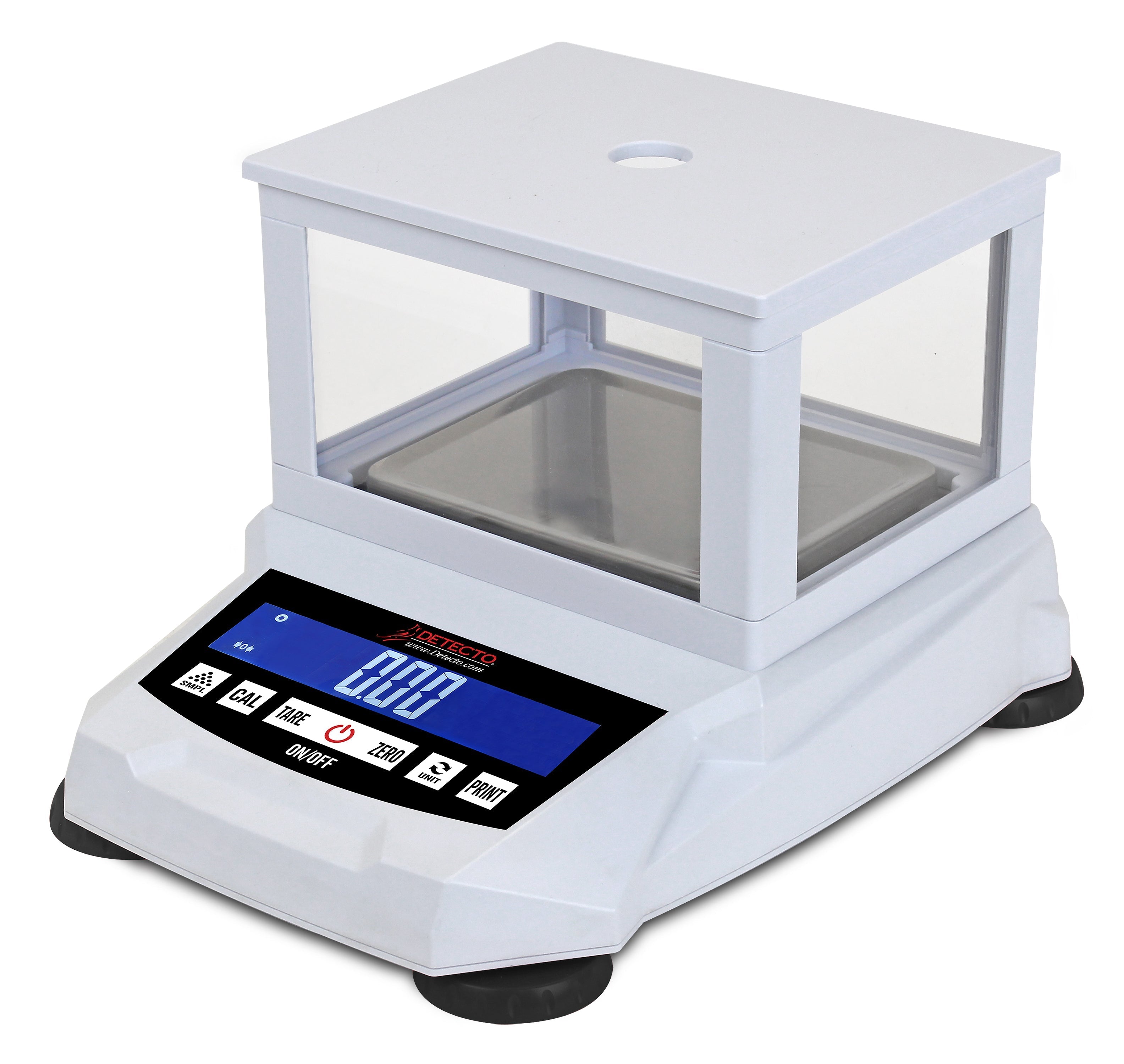 Detecto 420-2000 Digital Precision Balance Scale, 2000 g x 0.02 g, 5.7 in W x 4.5 in D Platform