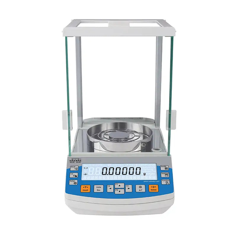 RADWAG AS 60/220.R2 PLUS Analytical Balance with WiFi and Auto Level 60 g x 0.01 mg and 220 g x 0.1 mg WL-104-1052