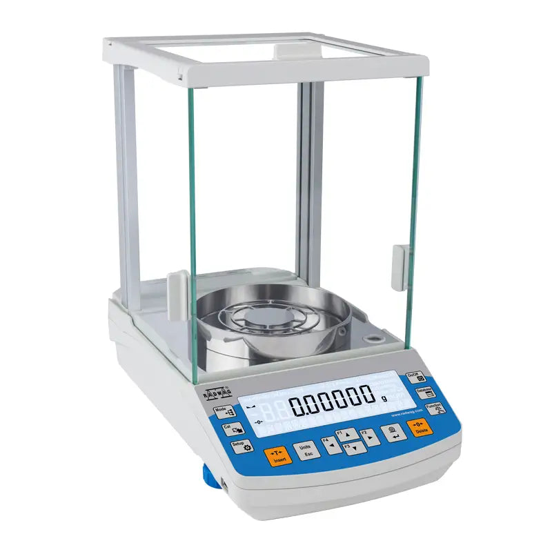 RADWAG AS 60/220.R2 PLUS Analytical Balance with WiFi and Auto Level 60 g x 0.01 mg and 220 g x 0.1 mg WL-104-1052