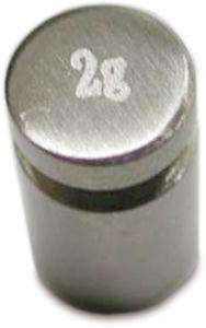 OHAUS ASTM Class 6 Weights - Cylindrical weights 2g, Stainless Steel with Warranty
