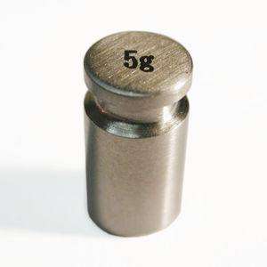 OHAUS ASTM Class 6 Weights - Cylindrical weights 5g, Stainless Steel with Warranty