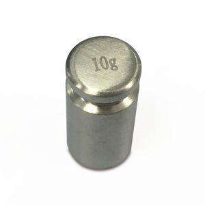 OHAUS ASTM Class 6 Cylindrical Weights 10g, Stainless Steel with Warranty