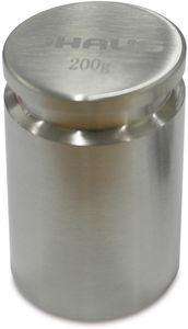 OHAUS ASTM Class 6 Weights - Cylindrical Weight, 200g, Stainless Steel with Warranty