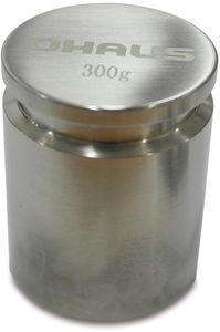 OHAUS ASTM Class 6 Weights - Cylindrical weights 300g, Stainless Steel with Warranty