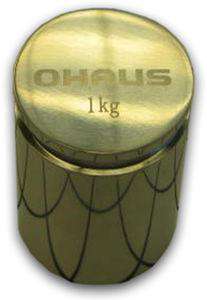 OHAUS ASTM Class 6 Weights - Cylindrical Weight, 1kg, Stainless Steel with Warranty