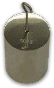 OHAUS ASTM Class 6 Weights - Hooked weights 500g, Stainless Steel with Warranty