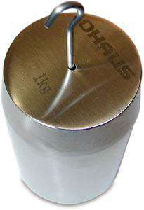 OHAUS ASTM Class 6 Weights - Hooked Weight 1kg, Stainless Steel with Warranty