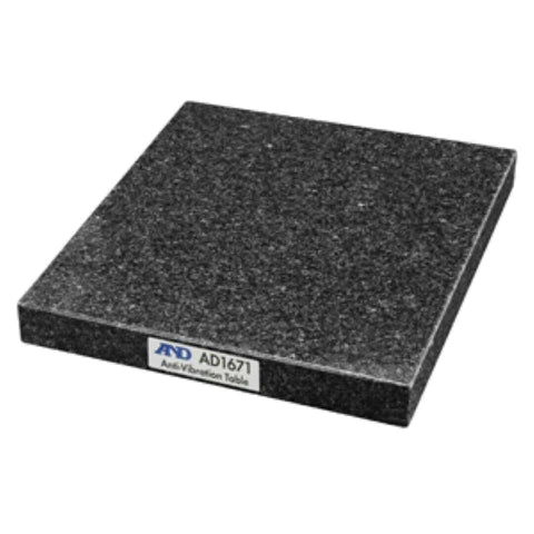 A&D AD-1671 Anti-Vibration Table for Balances - Strongly recommended for micro-level weighing