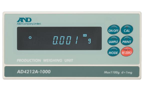 A&D Weighing AD-4212B-201 210 g X 0.1 mg with RS-232C with 304 SS Weighing Sensor