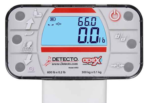 Detecto Apex-SH Digital Clinical Scale with Sonar Height Rods