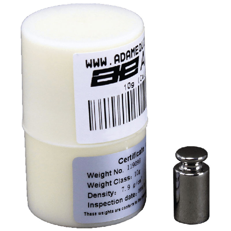 Adam Equipment ASTM 3 - 10g Calibration Weights; Class 3