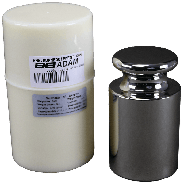 Adam Equipment ASTM 3 - 2000g Calibration Weights; Class 3