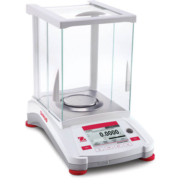 Ohaus 30100601 AX124-E Adventurer AX Analytical Balance with External Calibration 120 g x 0.1 mg